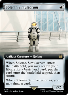 Solemn Simulacrum (1071) (Extended Art) - Surge Foil