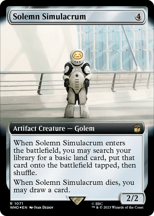 Solemn Simulacrum (1071) (Extended Art) - Surge Foil