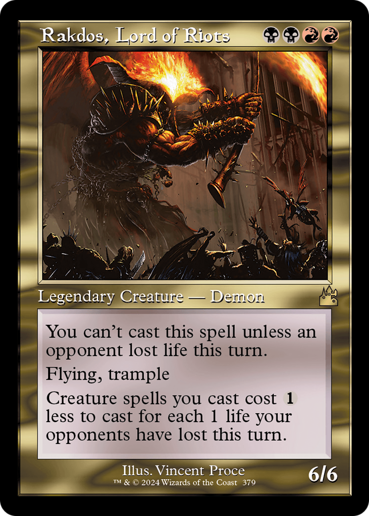 Rakdos, Lord of Riots (0379) (Retro Frame) - Foil