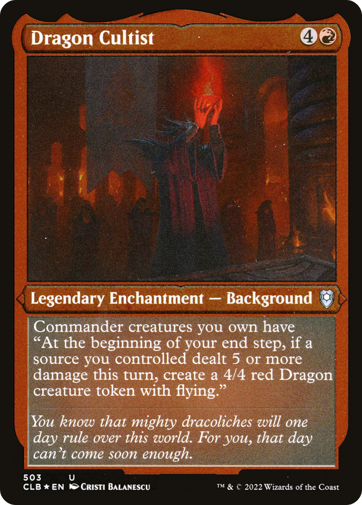 Dragon Cultist - Foil Etched