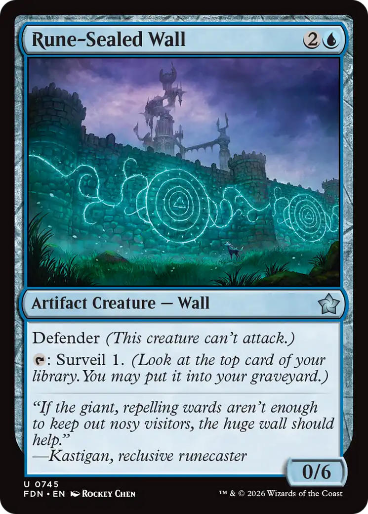 Rune-Sealed Wall (0745) (FDN)
