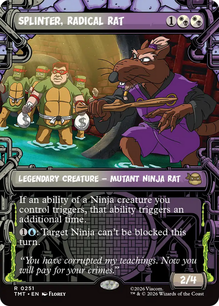 Splinter, Radical Rat (0251) (Extended Art) (TMT)