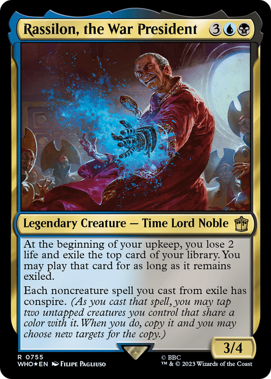 Rassilon, the War President (0755) - Surge Foil