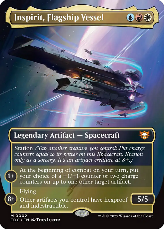 Inspirit, Flagship Vessel (0002) (Borderless) - Foil