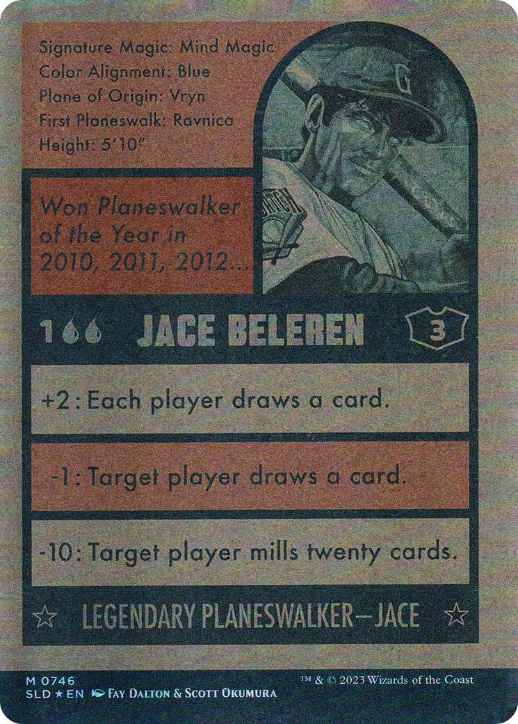 Jace Beleren (0746) (Reversible) (Showcase) (SLD) - Foil
