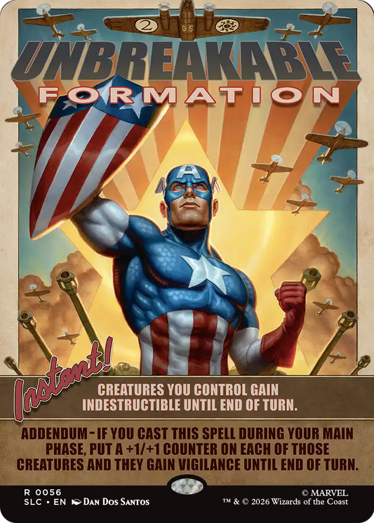 Unbreakable Formation (0056) (Showcase) (SLC) - Foil