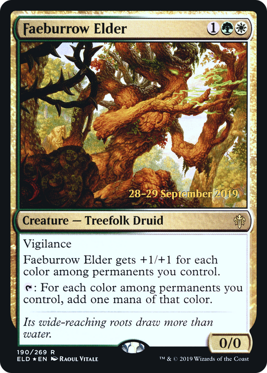 Faeburrow Elder (190) (Prerelease) - Foil