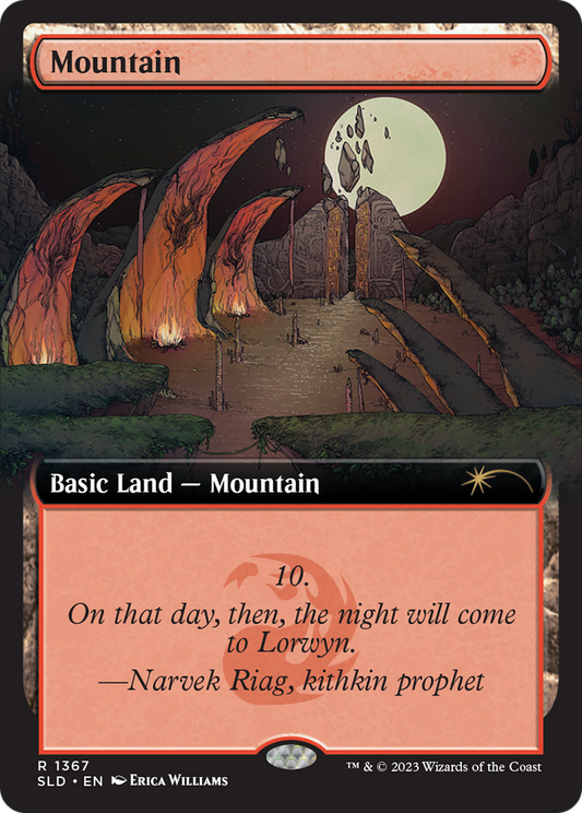 Mountain (1367) (Extended Art) - Foil