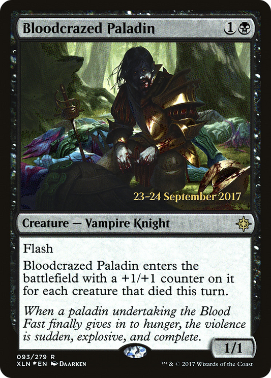 Bloodcrazed Paladin (093) (Prerelease) - Foil