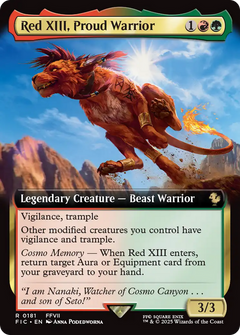 Red XIII, Proud Warrior (0181) (Extended Art)