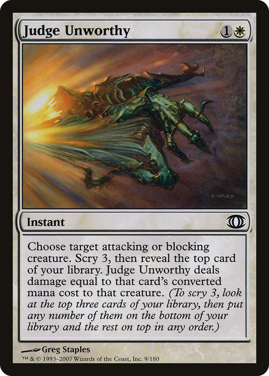 Judge Unworthy - Foil
