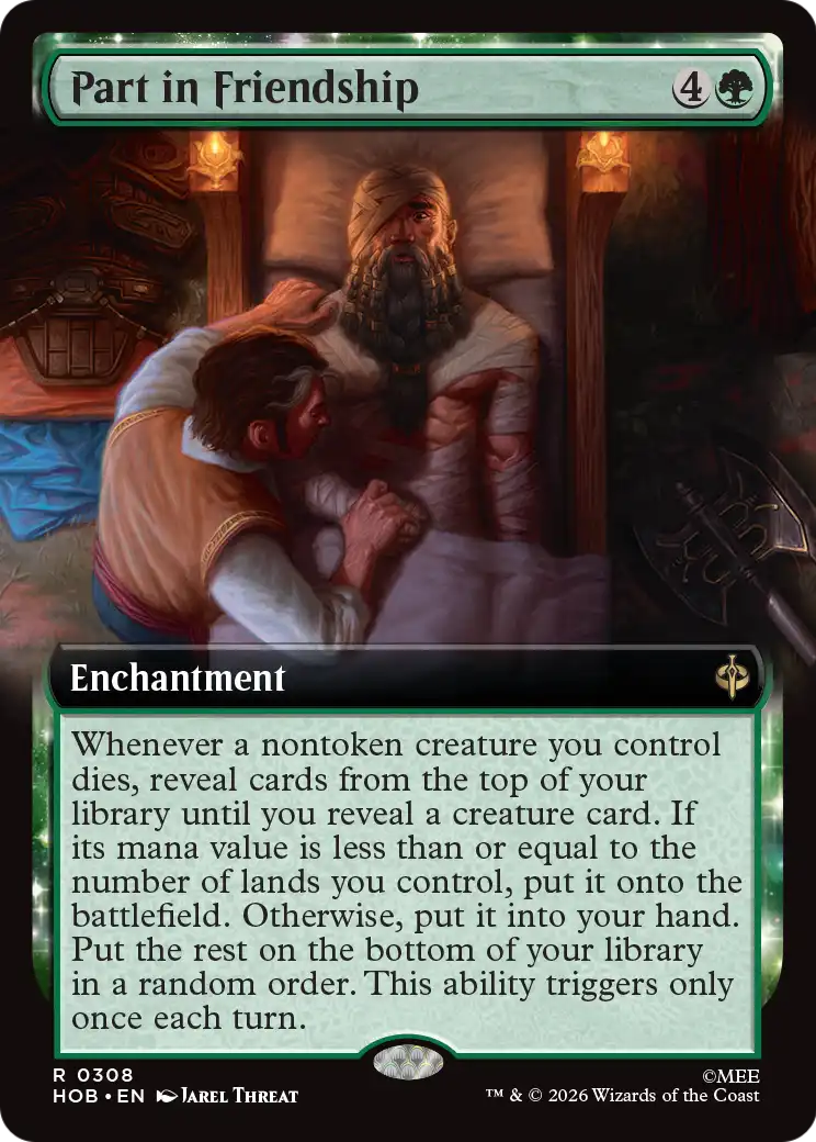 Part in Friendship (0308) (Extended Art) (HOB) - Foil