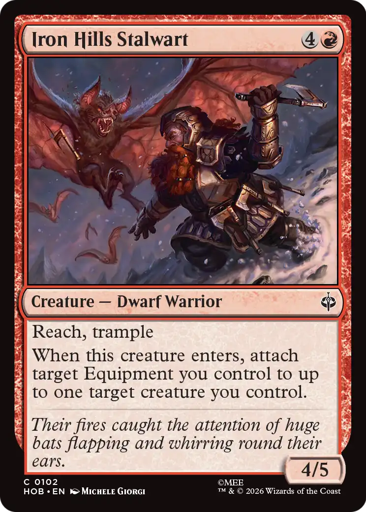 Iron Hills Stalwart (HOB) - Foil