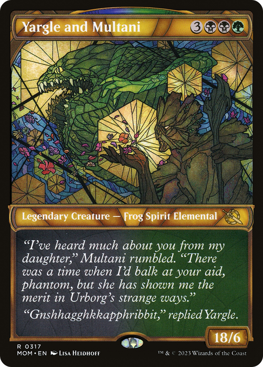 Yargle and Multani (0317) (Showcase) - Foil