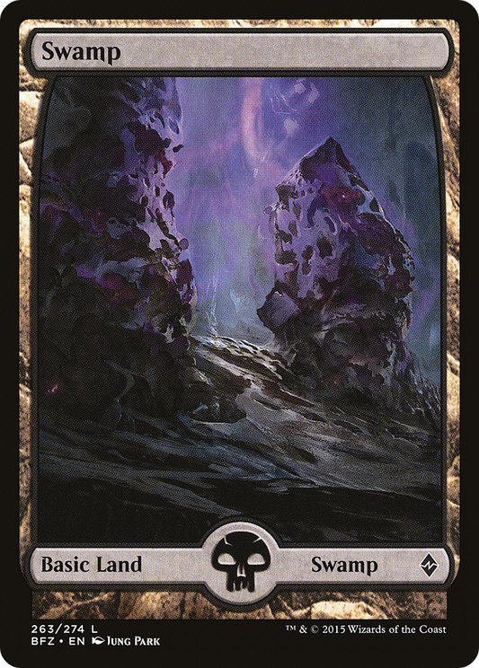 Swamp (263) (Full Art) - Foil
