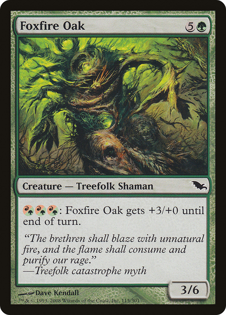 Foxfire Oak - Foil