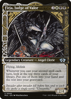 Firja, Judge of Valor (0040) (Showcase) - Foil
