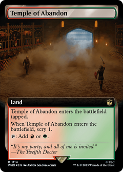 Temple of Abandon (1114) (Extended Art) - Surge Foil