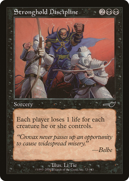 Stronghold Discipline - Foil