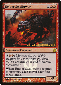 Ember Swallower (129) (Prerelease) (PTHS) - Foil
