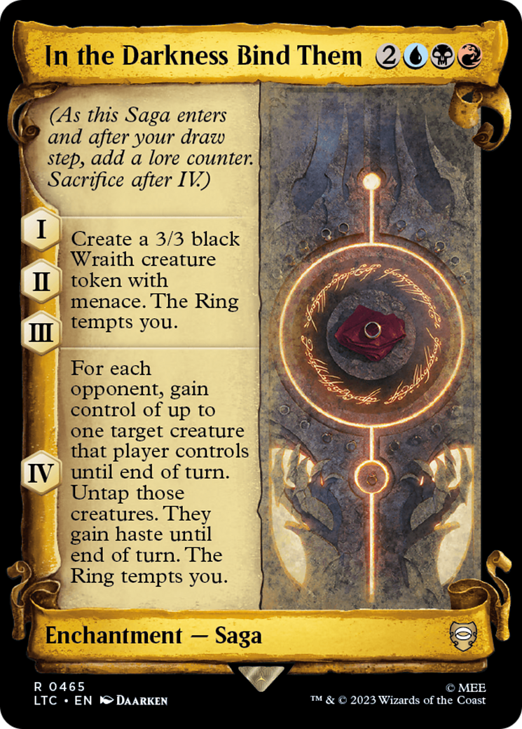 In the Darkness Bind Them (0465) (Showcase) - Silver Foil
