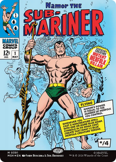 Namor the Sub-Mariner (0391) (Borderless) (MSH) - Foil
