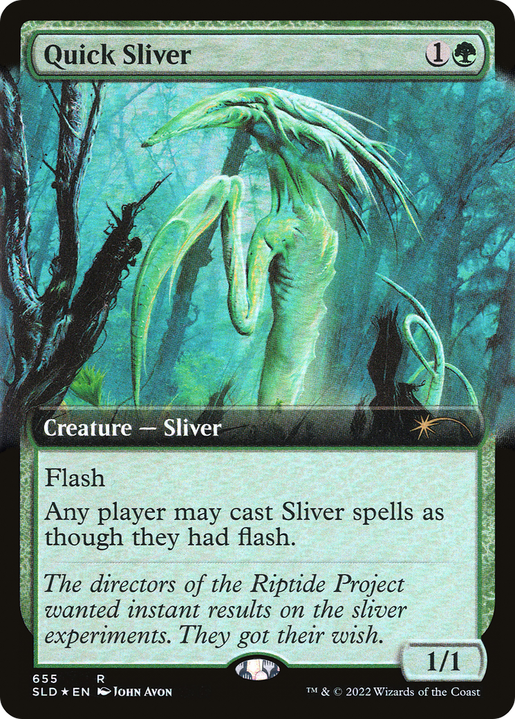 Quick Sliver (655) (Extended Art) - Foil