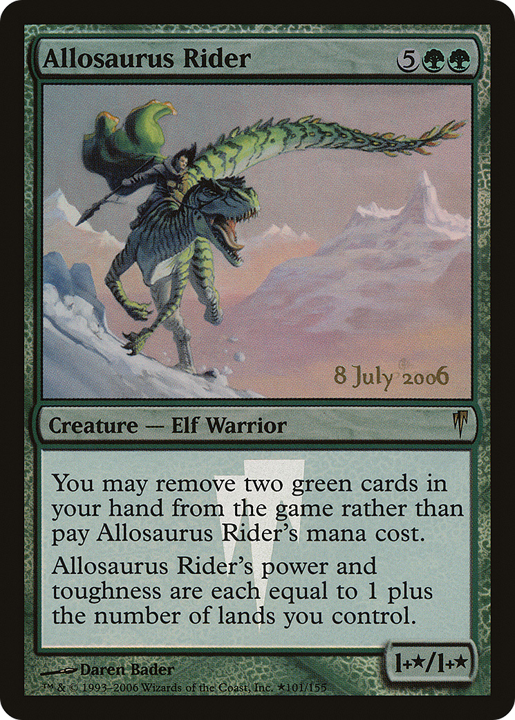 Allosaurus Rider (101) (Prerelease) - Foil