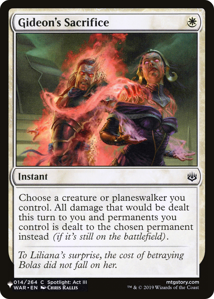 Gideon's Sacrifice (WAR-14) (PLST)