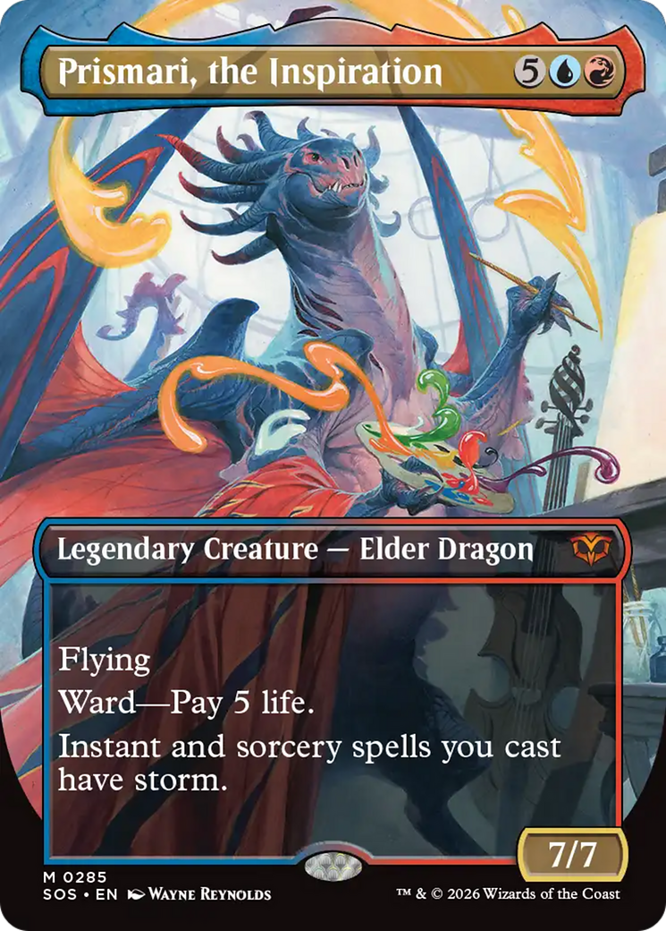 Prismari, the Inspiration (0285) (Borderless) (SOS) - Foil