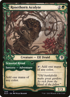Rosethorn Acolyte // Seasonal Ritual (300) (Showcase) - Foil