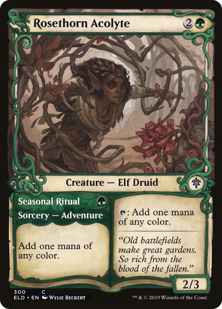 Rosethorn Acolyte // Seasonal Ritual (300) (Showcase)
