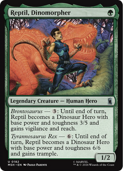 Reptil, Dinomorpher (0182) (MSH) - Foil