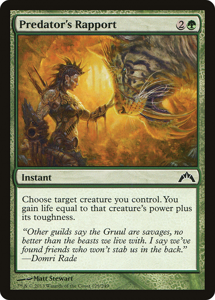 Predator's Rapport - Foil