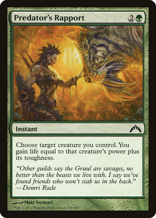 Predator's Rapport - Foil