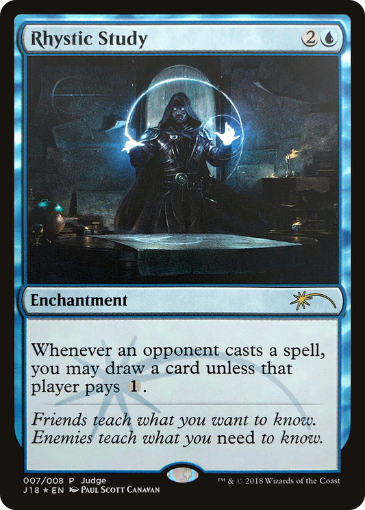 Rhystic Study (007) (Judge) - Foil
