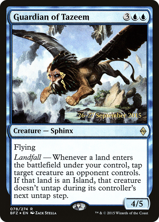 Guardian of Tazeem (078) (Prerelease) - Foil