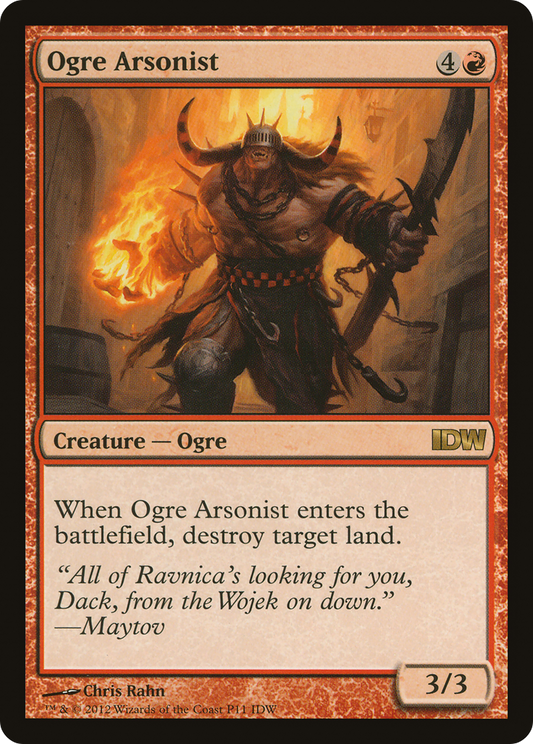 Ogre Arsonist (P11) (IDW)