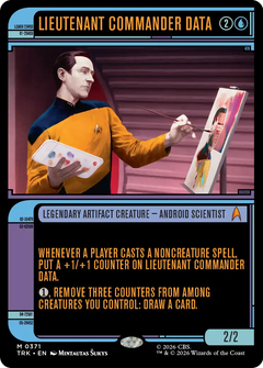 Lieutenant Commander Data (0371) (Showcase) (TRK) - Foil