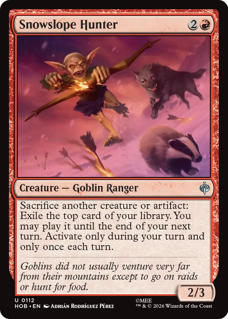 Snowslope Hunter (HOB) - Foil