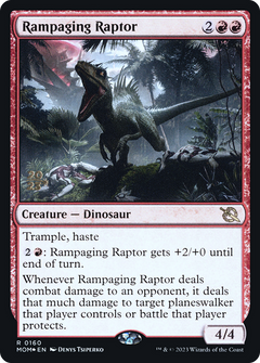 Rampaging Raptor (0160) (Prerelease) - Foil