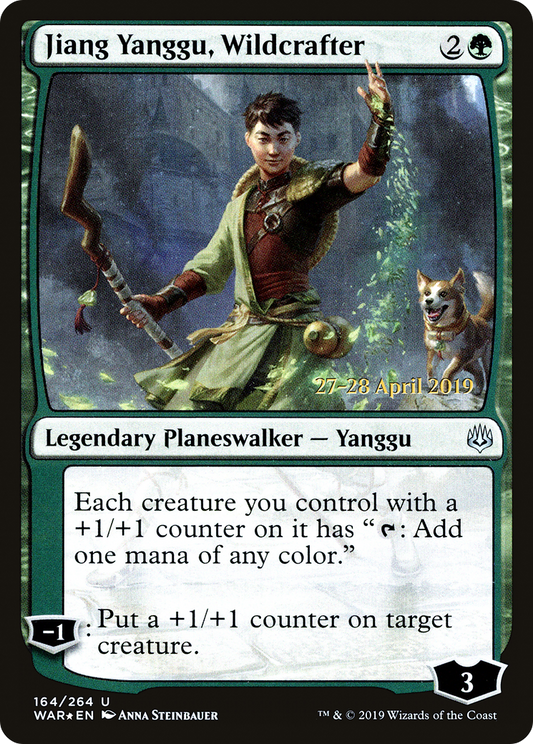 Jiang Yanggu, Wildcrafter (164) (Prerelease) - Foil