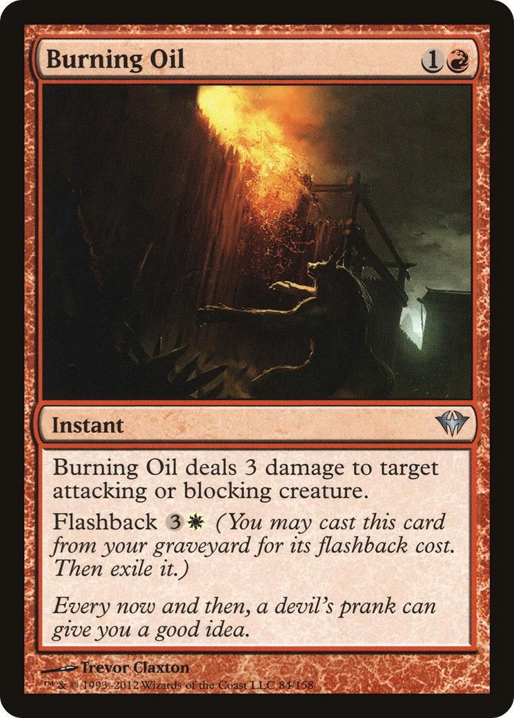 Burning Oil - Foil