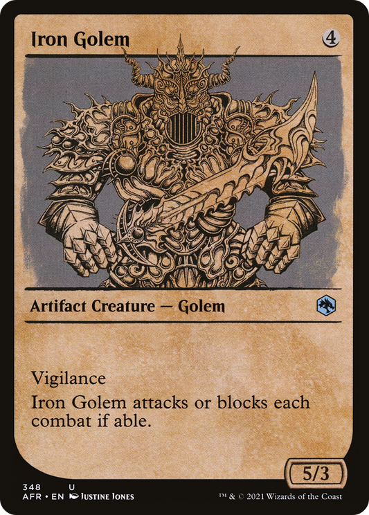 Iron Golem (348) (Showcase) - Foil