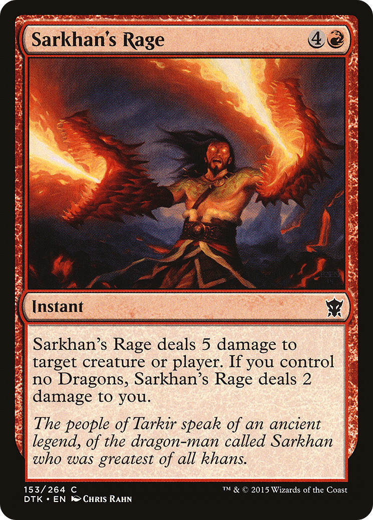 Sarkhan's Rage - Foil