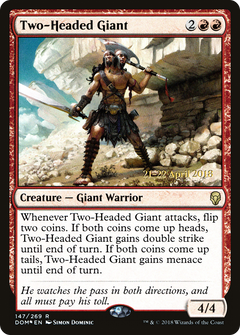 Two-Headed Giant (147) (Prerelease) - Foil