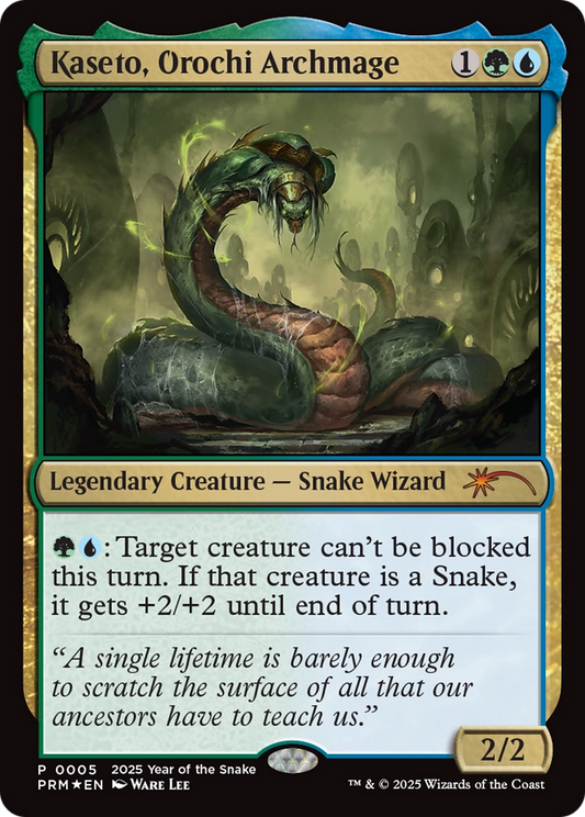Kaseto, Orochi Archmage (0005) (Year of the Snake) - Foil pl25