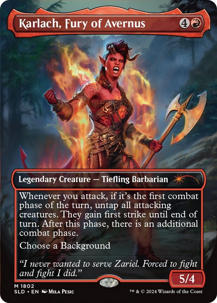 Karlach, Fury of Avernus (1802) (Borderless)