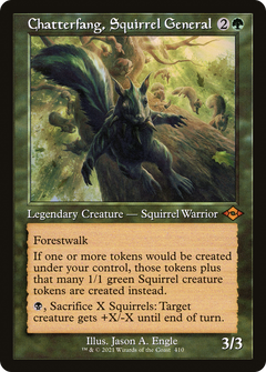 Chatterfang, Squirrel General (410) (Retro Frame) - Foil