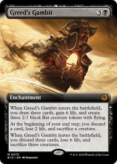 Greed's Gambit (0073) (Extended Art)